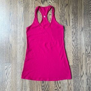 Size 8 Lululemon magenta cool racerback